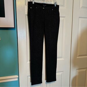 Eileen Fisher‎ Bkack  Patterned Pants size 8